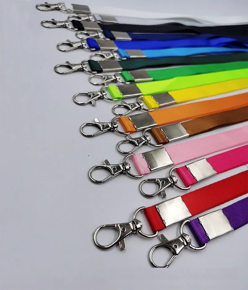 Coloured webbing ID badge lanyard 5