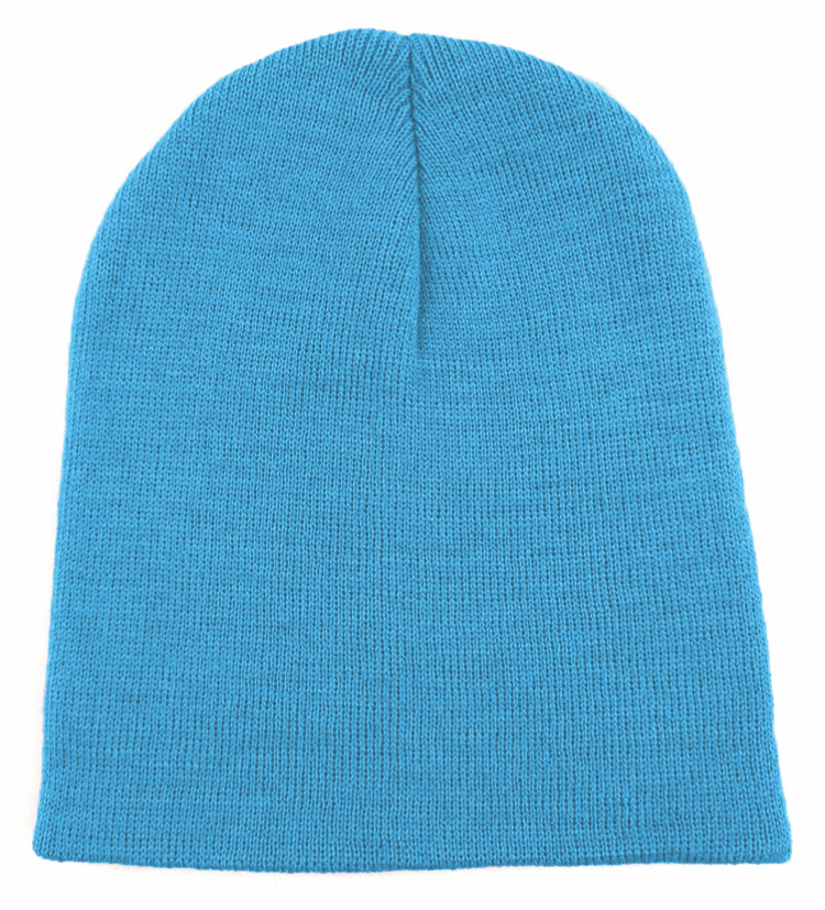 Short Knit Beanie Hat 17