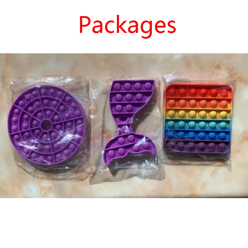 Round Camouflage Push Pop Bubble Fidget Sensory Toy 3