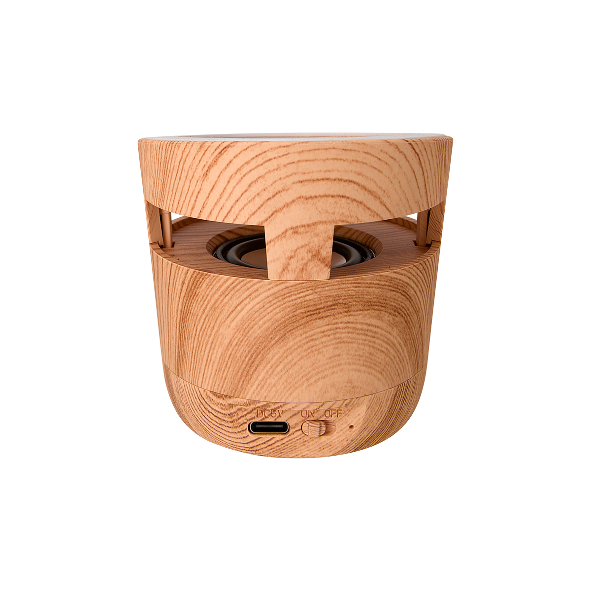 Woodgrain Wireless Charging Pad And Speaker 2.0 4