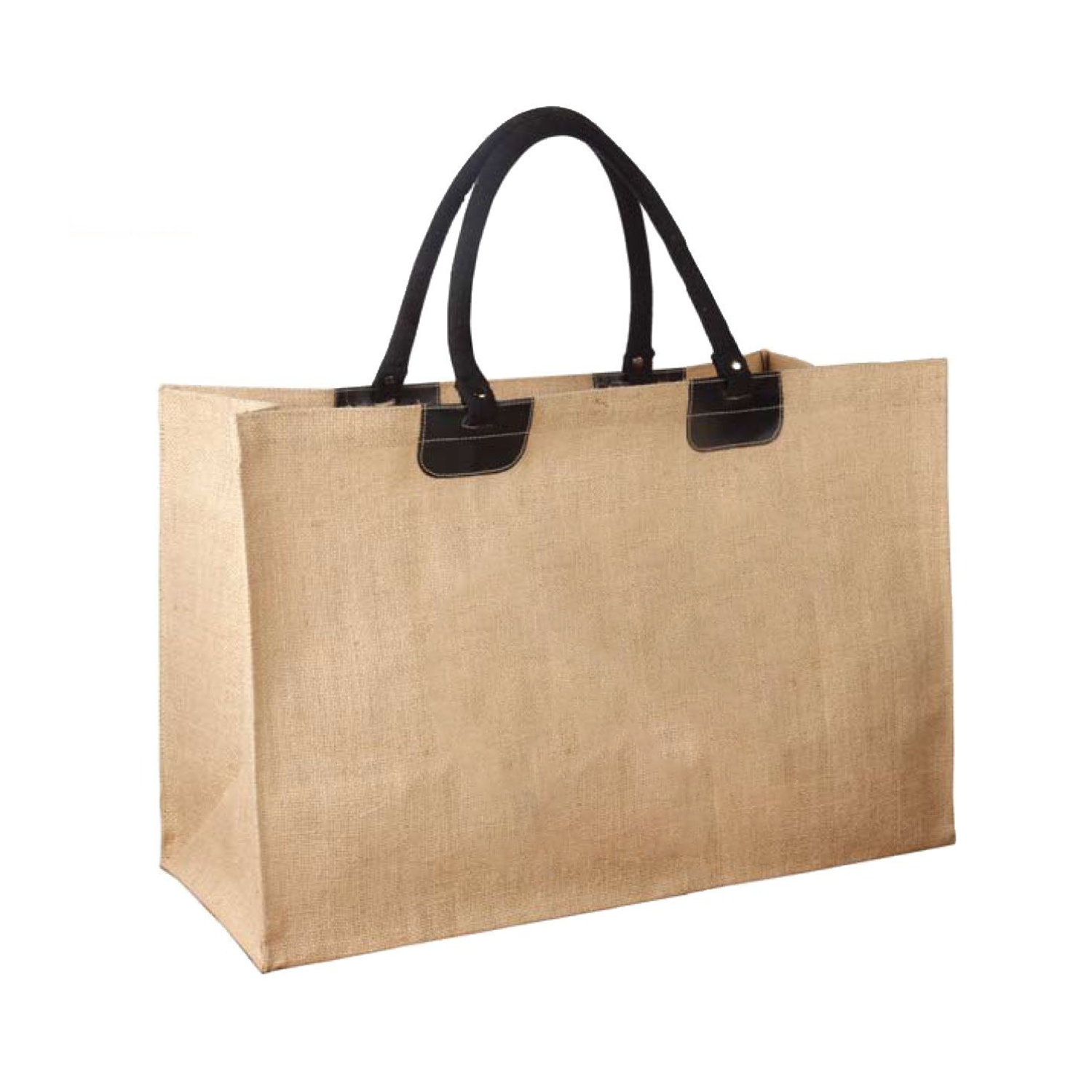 Jute/Cotton Tote Bag, custom tote bag with logo imprint 2
