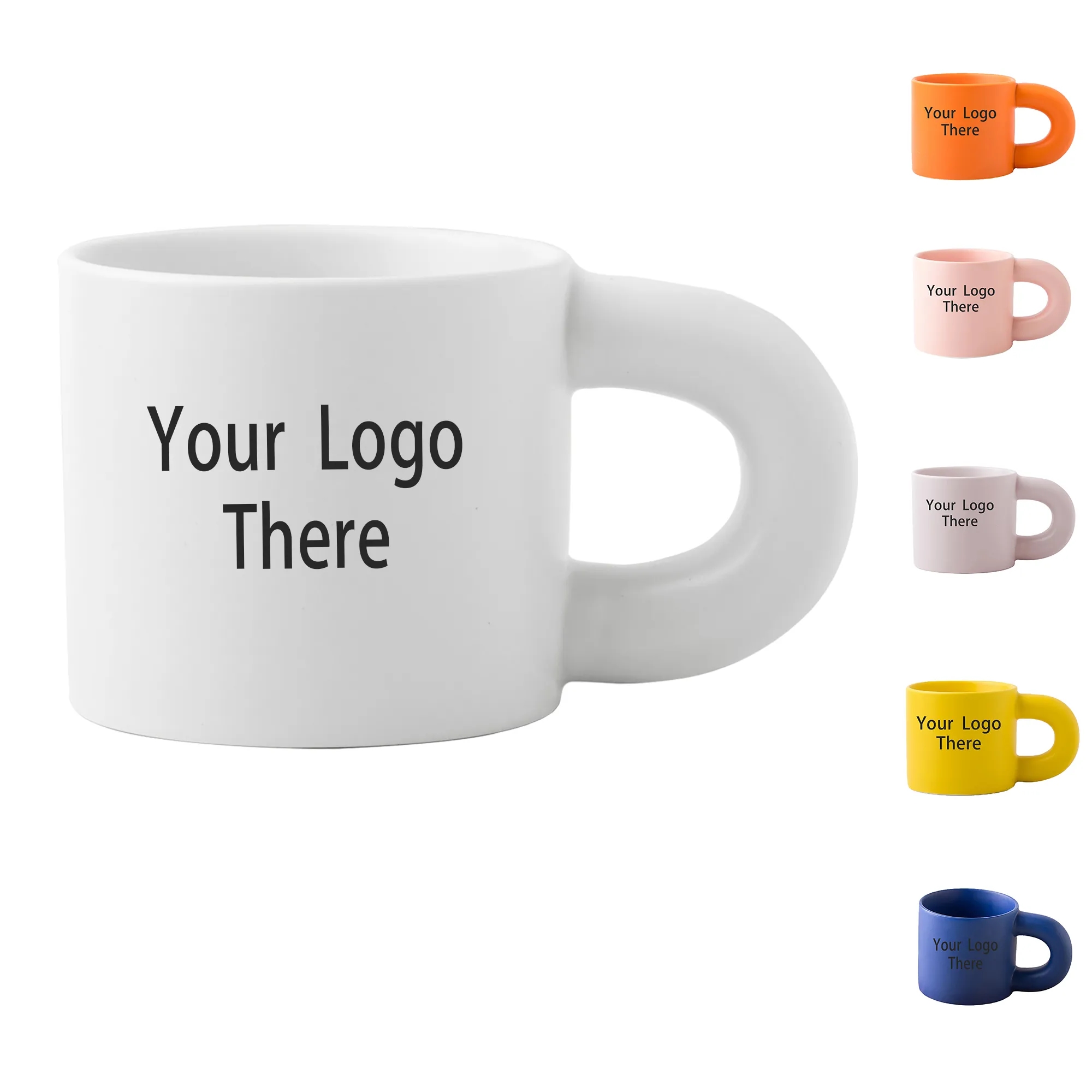 MOQ100 11OZ.Ceramic Campfire Coffee Mug 2