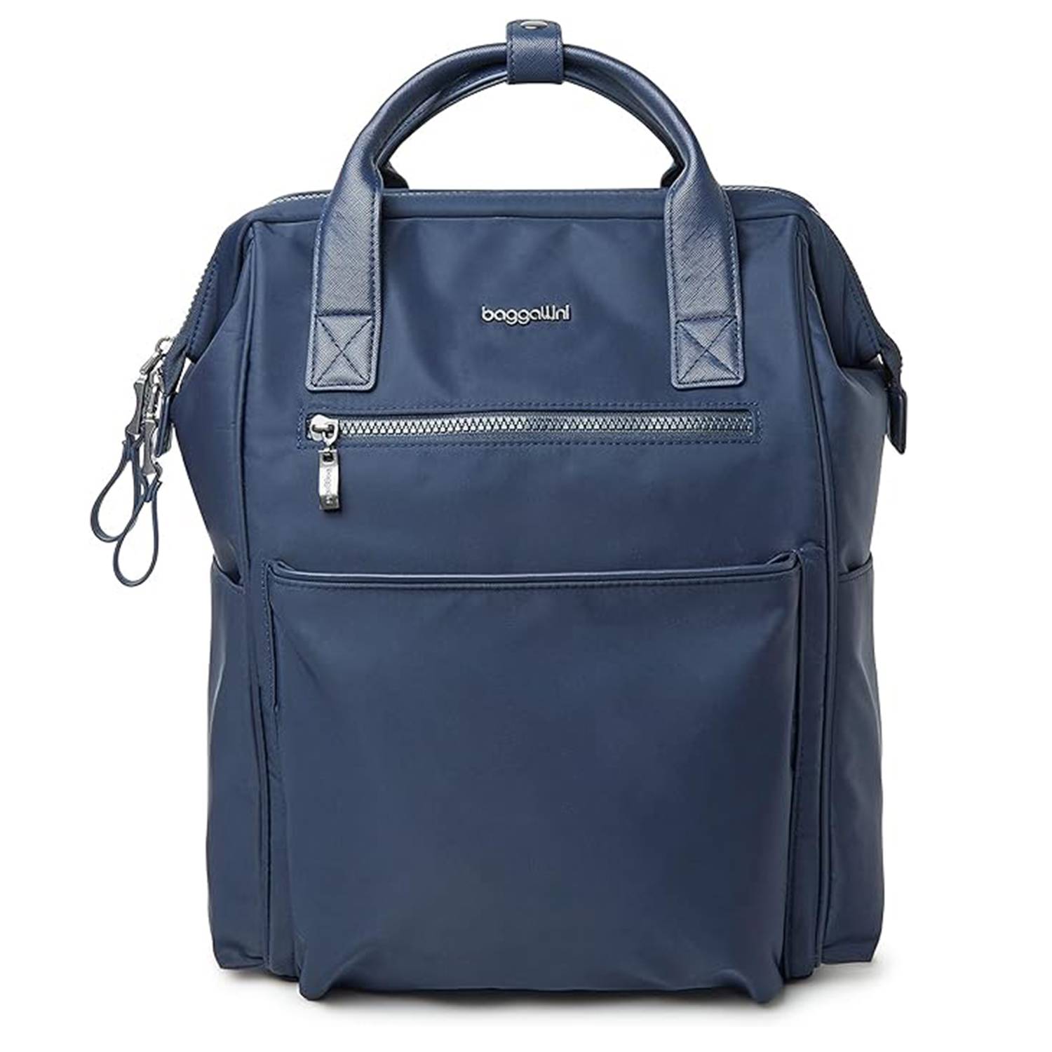 Large Capacity Polyester RFID Laptop Backpack w/ Handle 5