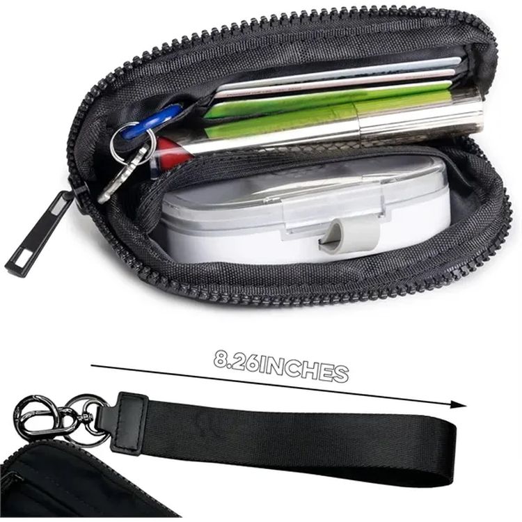 Waterproof Nylon Wristlet Wallet with ID Window 4