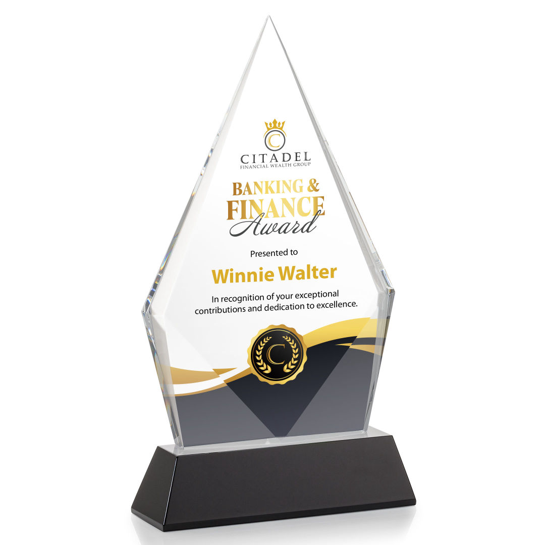 Shelton VividPrint™ Award on Newhaven Base - Black 2