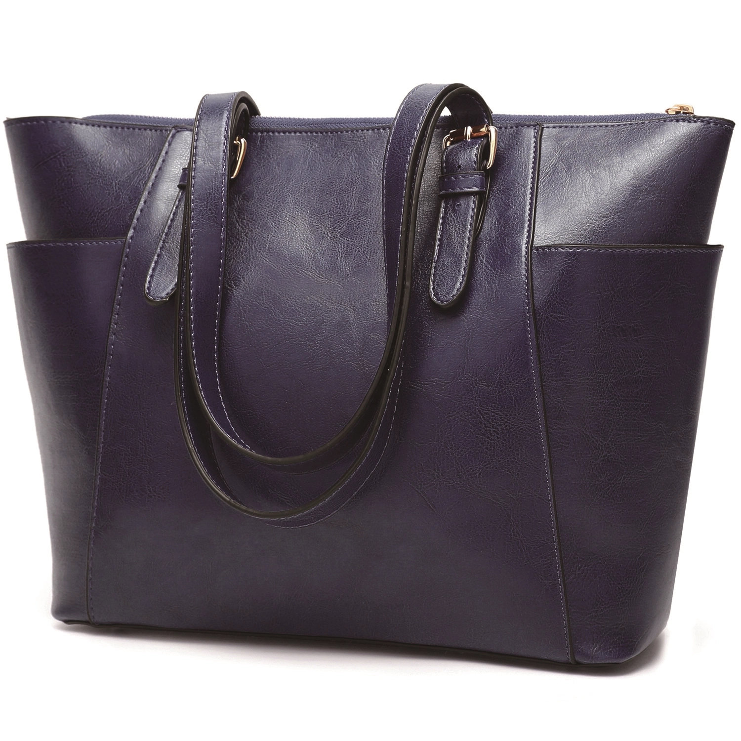 PU Leather Shoulder Handbags Large Hobo Tote Bag, custom tote bag with logo imprint 8