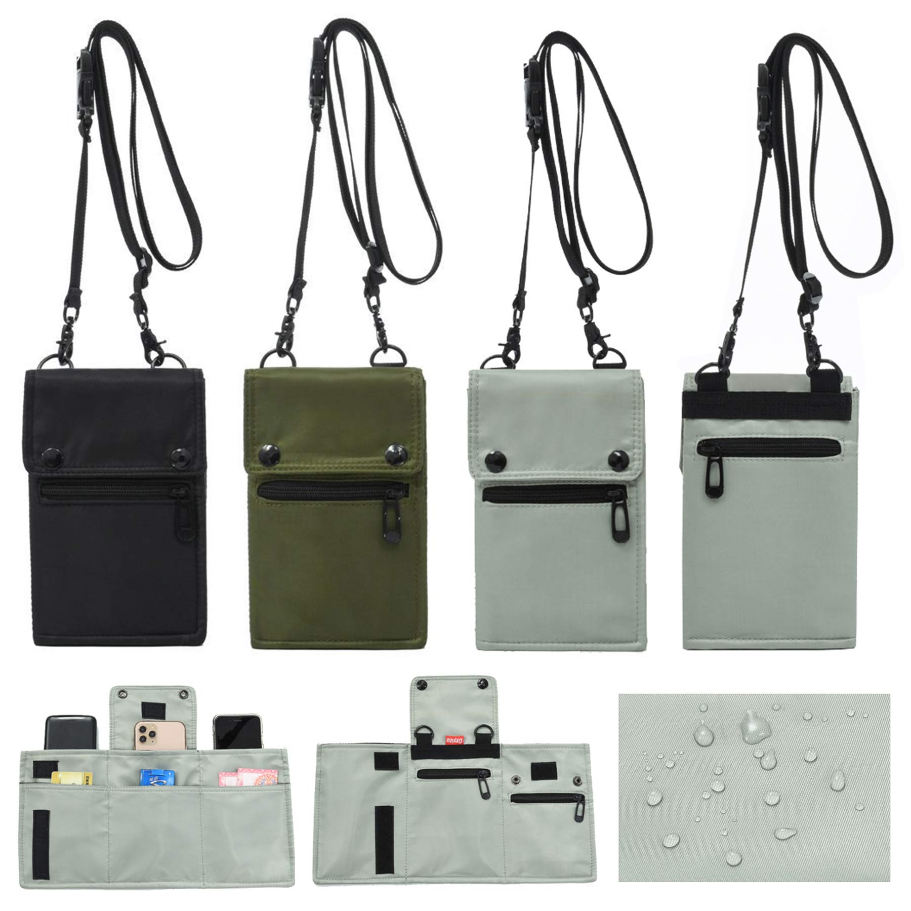 Men's mobile pocket Mini wallet stylish cross-body bag 1