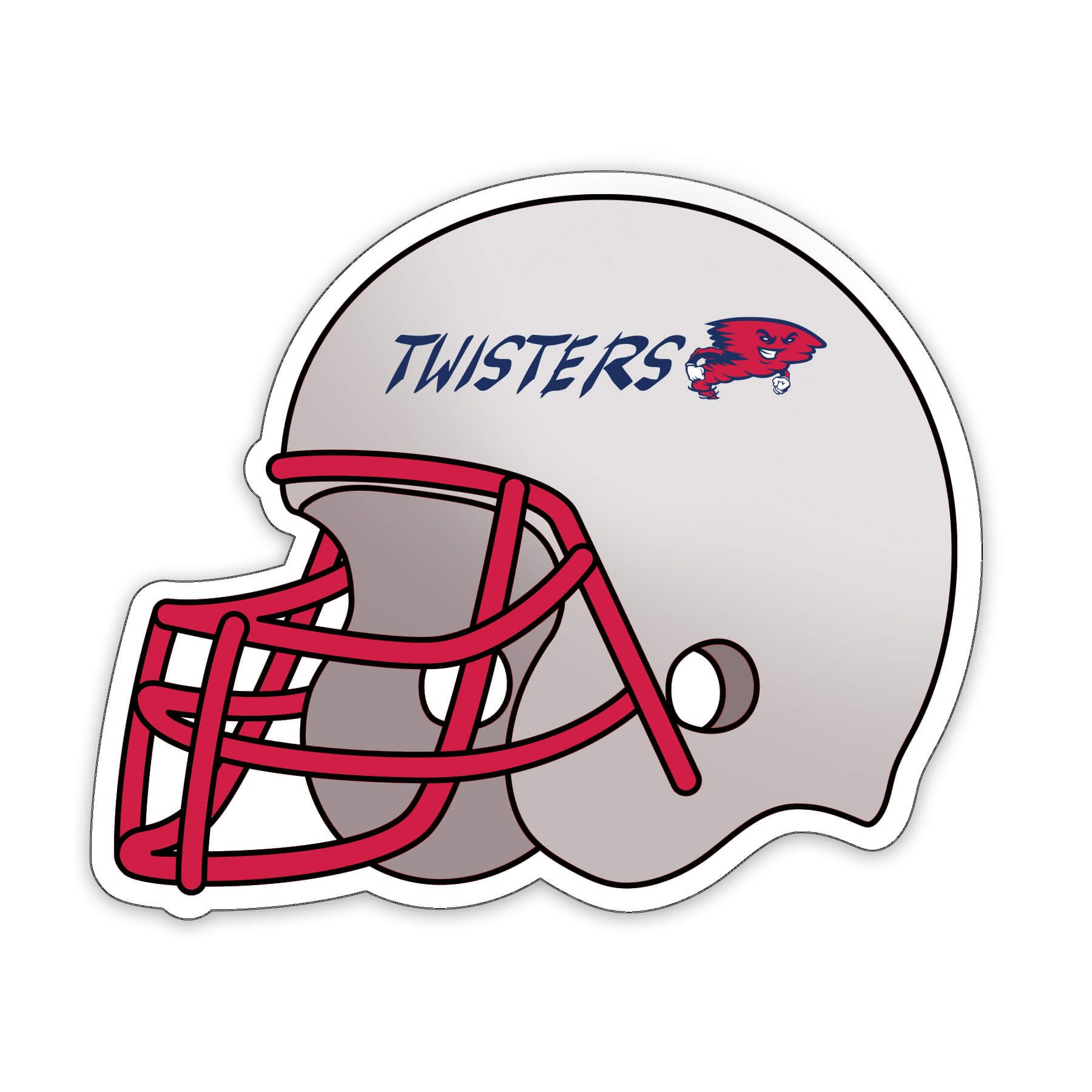 Football Helmet Shaped NoteKeeper™ Magnet 35 Mil 7