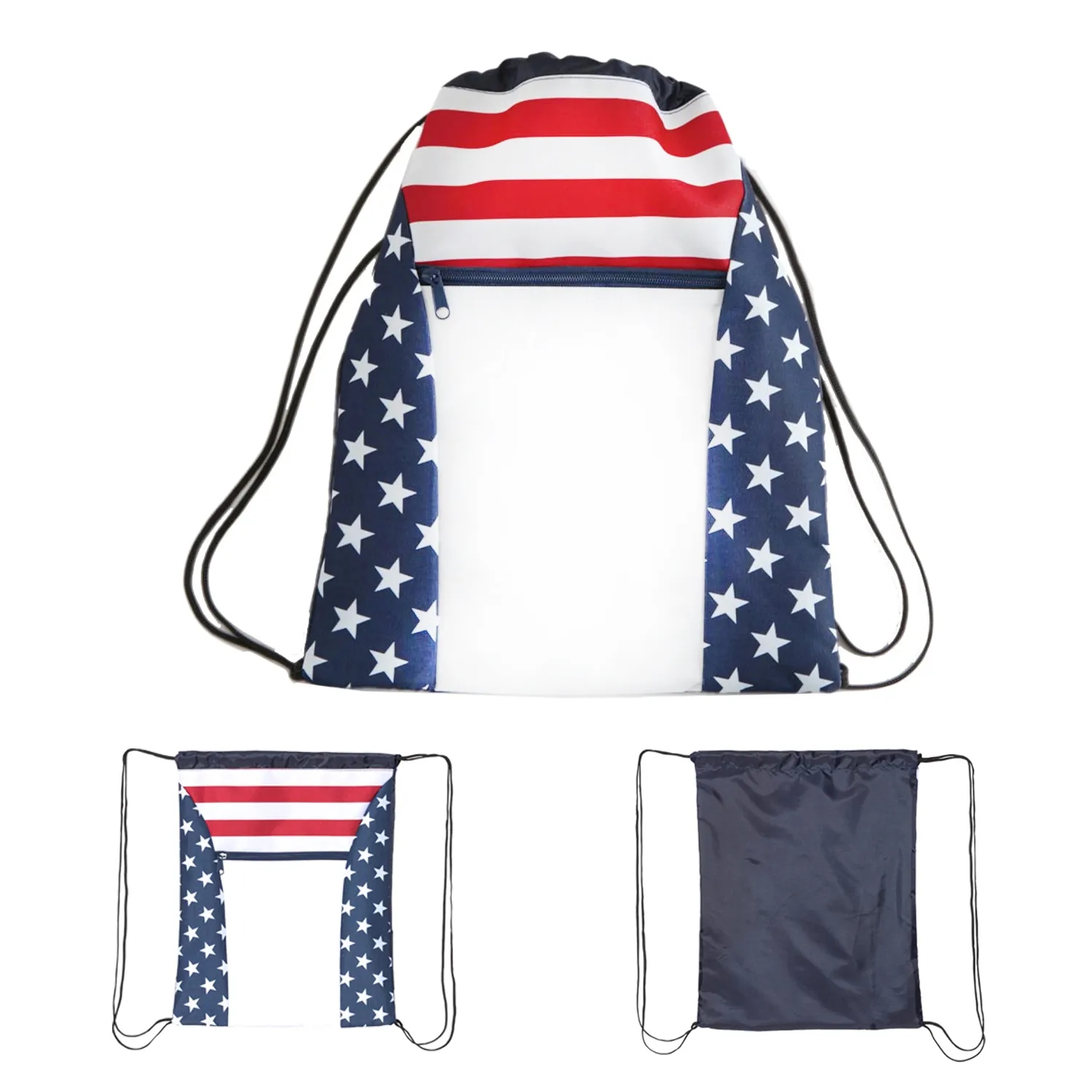 Patriotic Drawstring Backpack 4