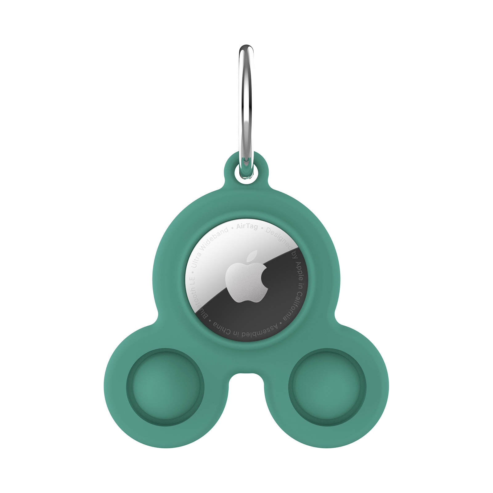 Push Bubble Fidget Toy for Airtag w/ keychian 16
