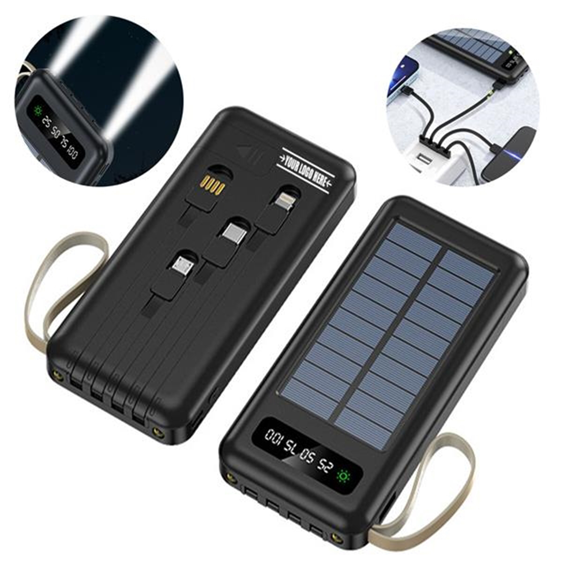 20,000mah Solar Power Bank 1