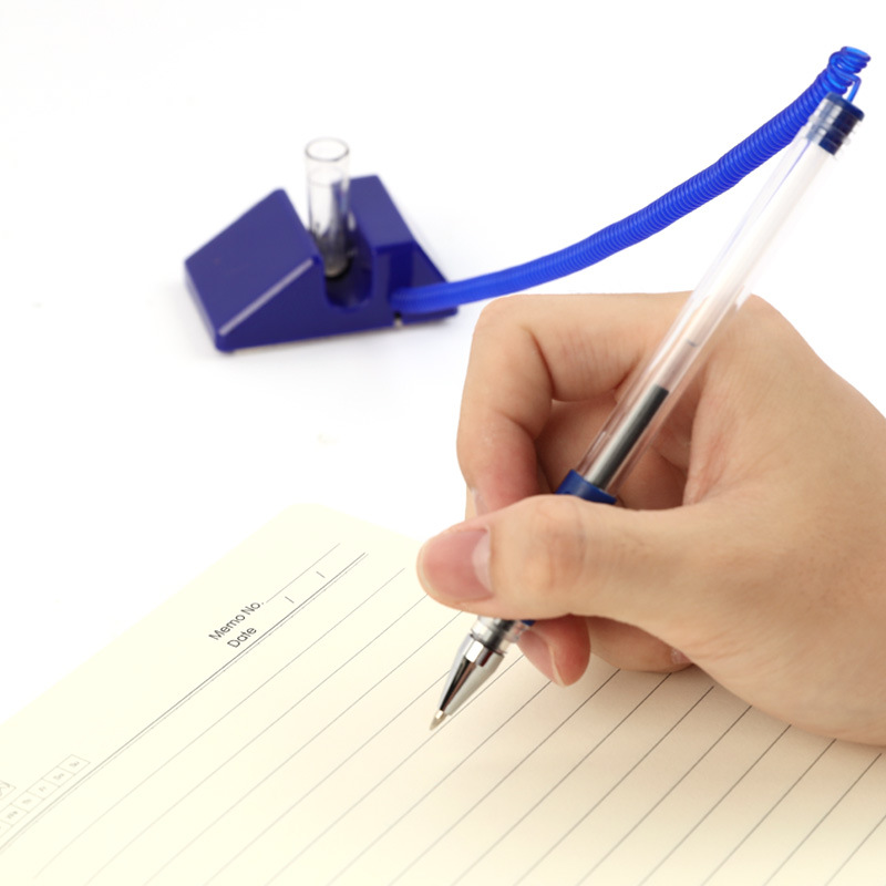 Desktop Pens with Plastic Chains and Pen Holder 7