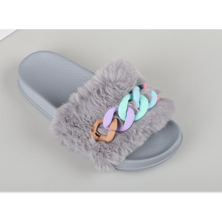 Women's Faux Fur Slippers/Slide 9