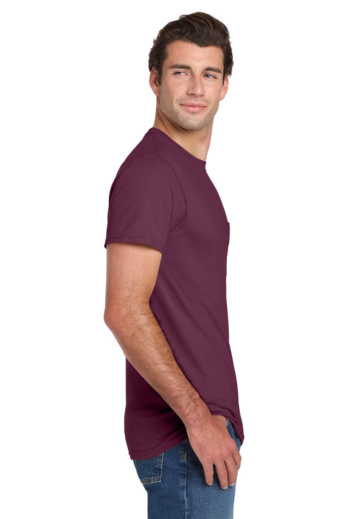 Jerzees - Dri-Power 50/50 Cotton/Poly Pocket T-Shirt. 29MP 2