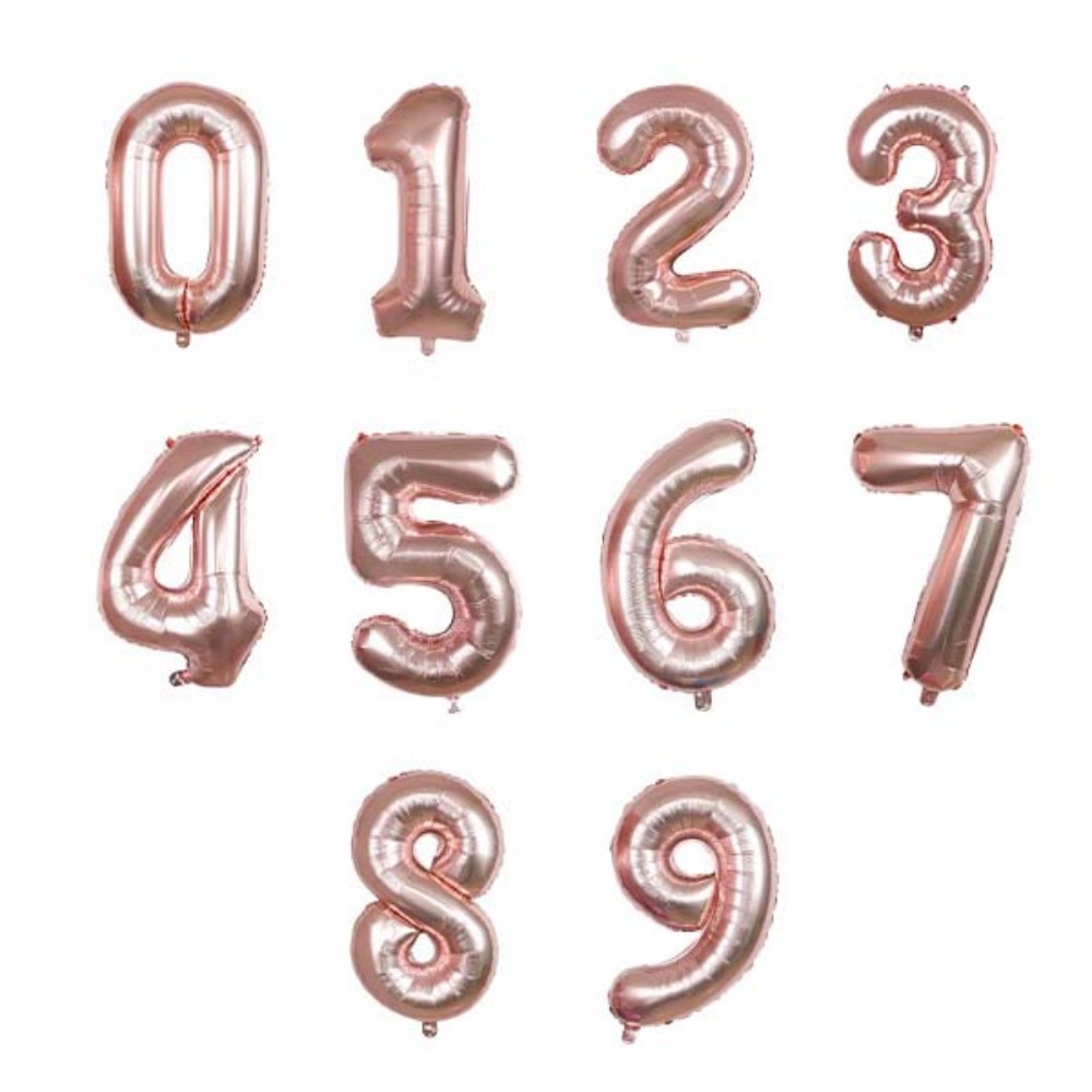 32" Number & Letter Balloons 9