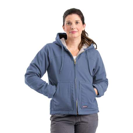 Berne Sherpa-Lined Softstone Duck Hooded Jacket 44