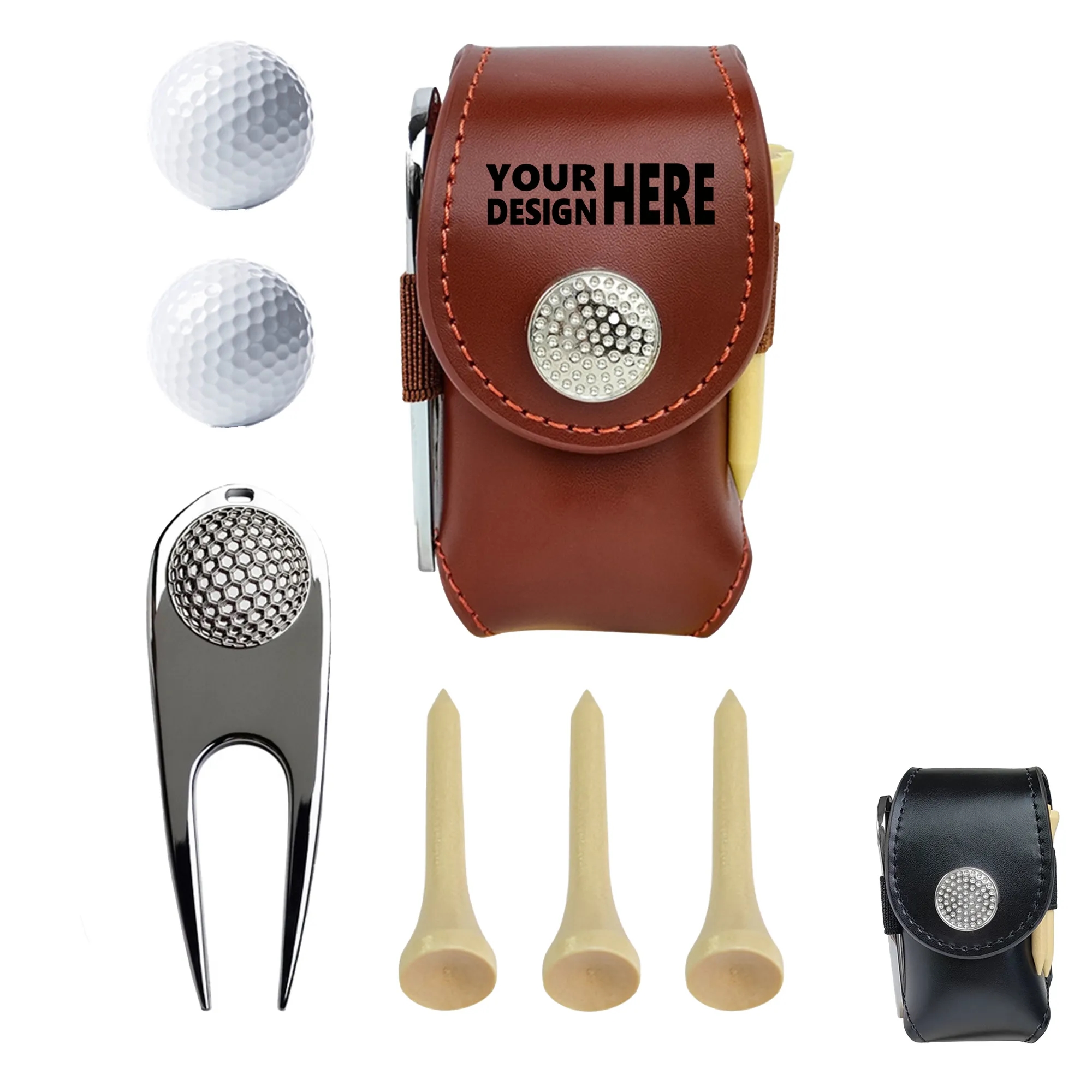 Mini Golf Ball Bag Set 4