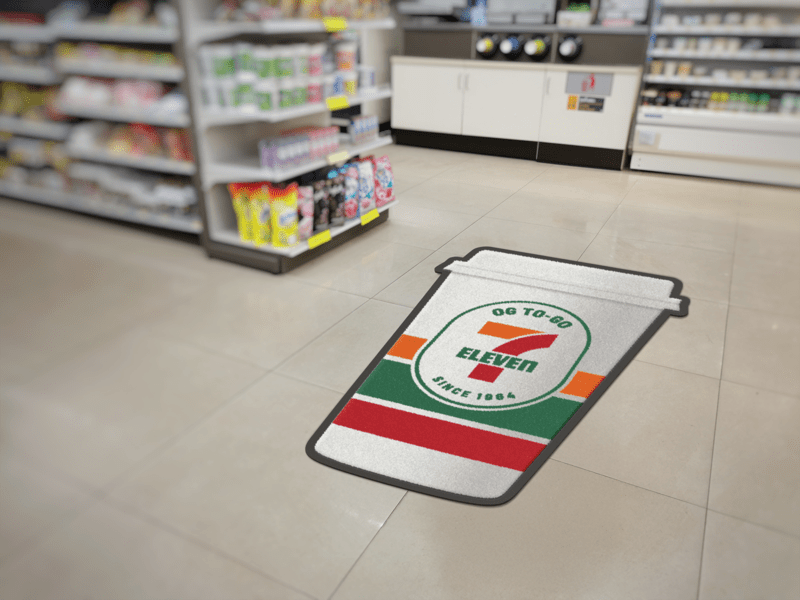DigiPrint HD Custom Shape Floor Mat 4'x 6' 11