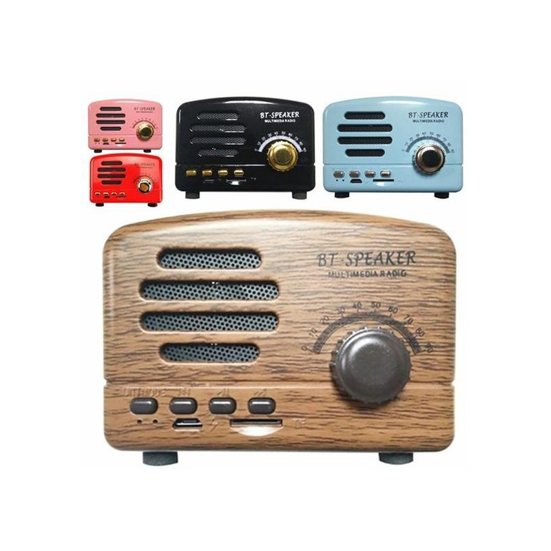 SonicWave Vintage Retro Bluetooth Speaker – Portable, Wireless & Rechargeable Music Player 4