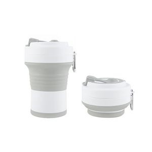 450ml Silicone Collapsible Cup With Handle 18