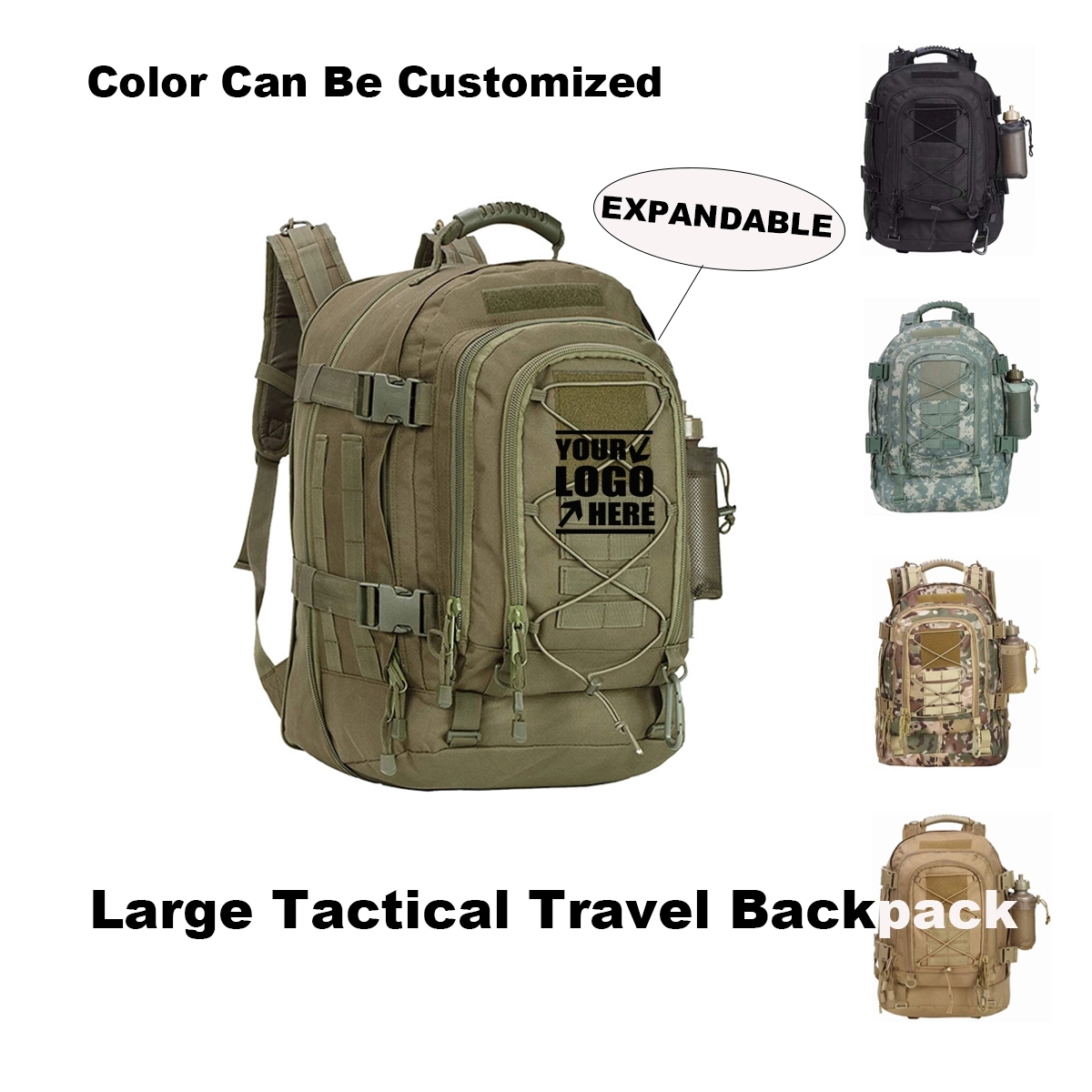 Backpack For Men Large Military Tactical Travel Backpack 3