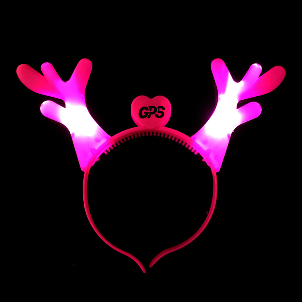 Christmas Shining Deer LED Hair Hoop 1