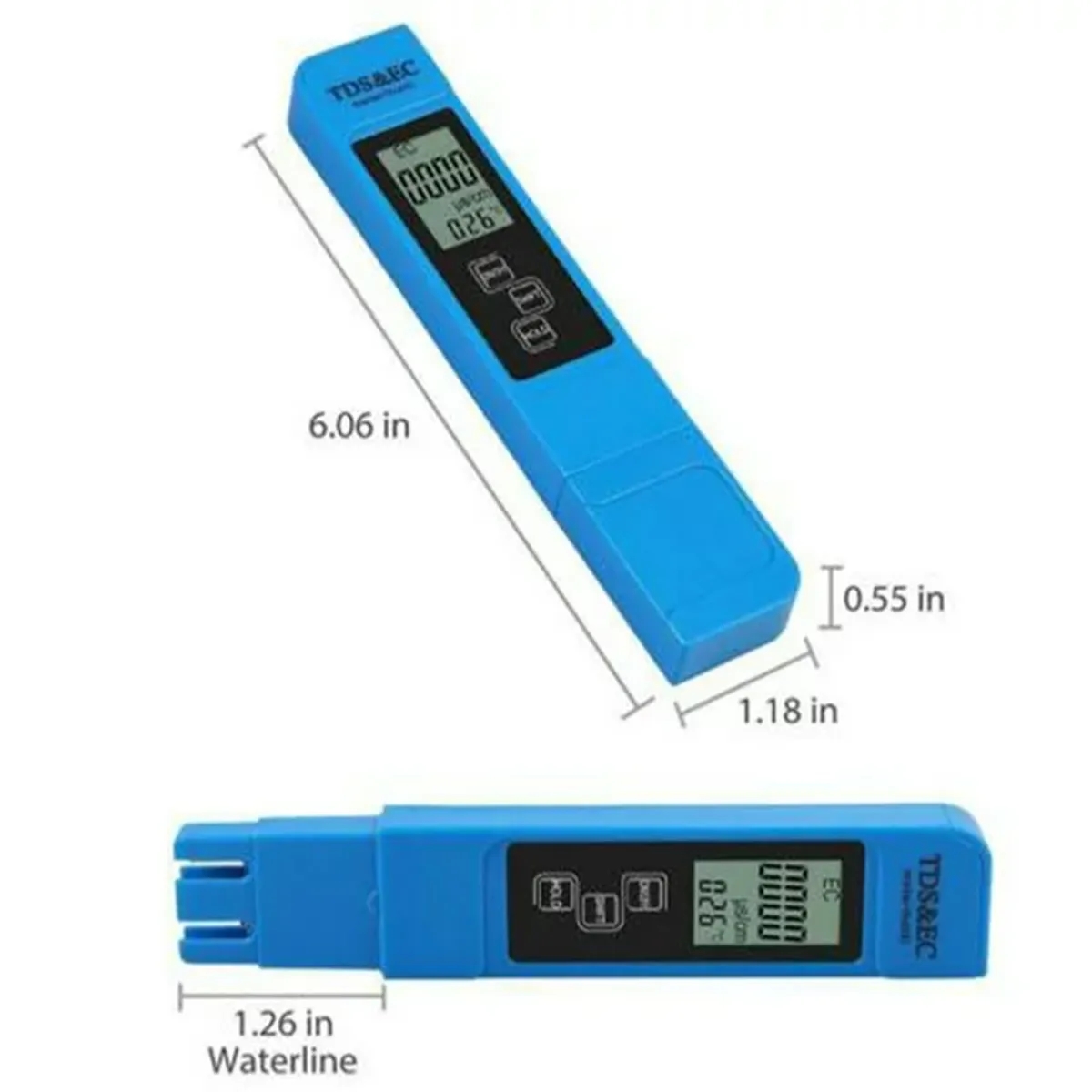 3 in 1 Digital EC TEMP Meter Water Quality Tester 4
