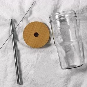 Boba Cup 22oz Bubble Tea Cup with Bamboo Lid 3