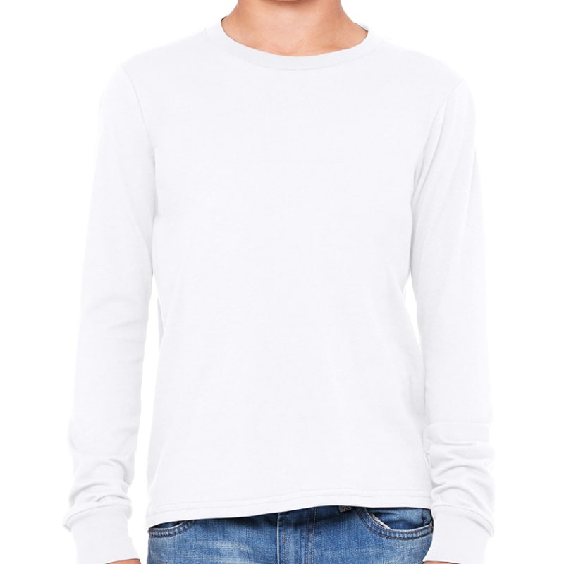 Bella Youth Jersey Long-Sleeve T-Shirt 6