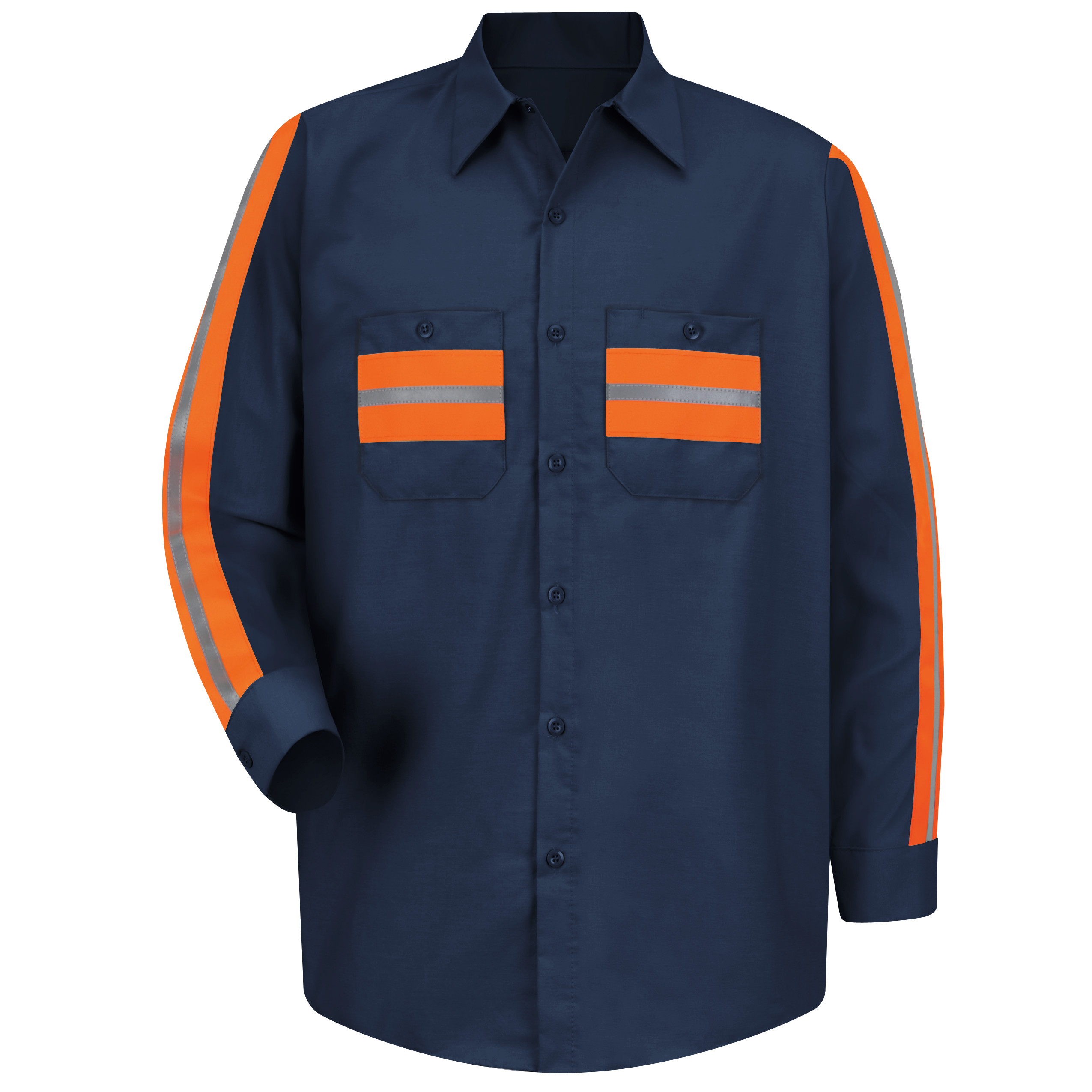 Red Kap® Long Sleeve Enhanced Visibility Shirt 3
