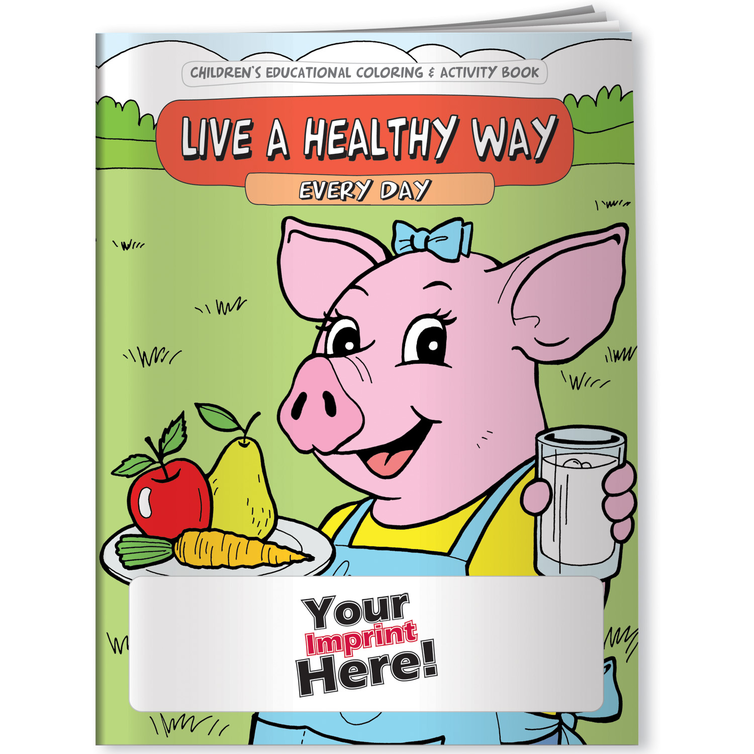 Coloring Book - Live a Healthy Way Every Day 4