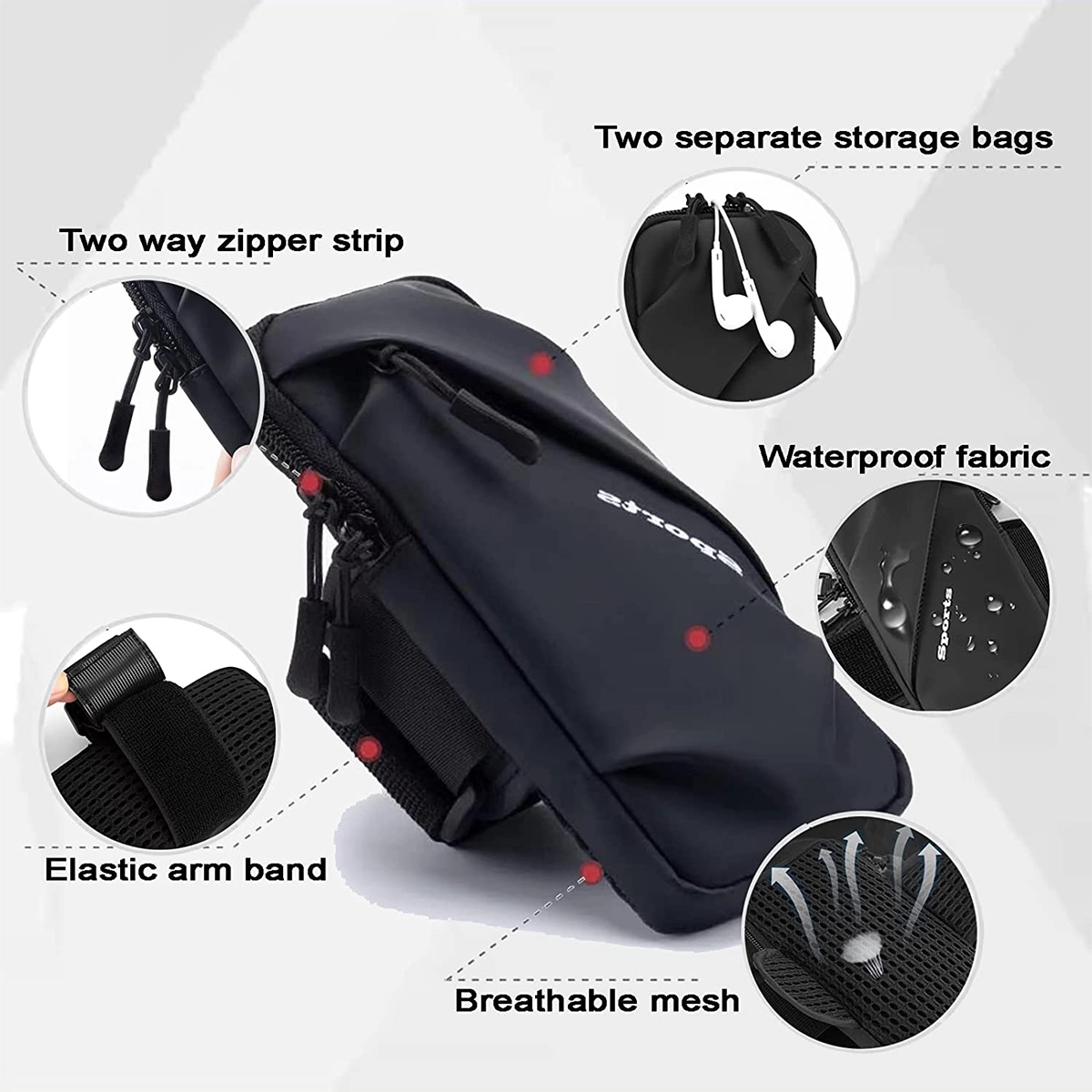 Running Armband Cell Phone Holder 4