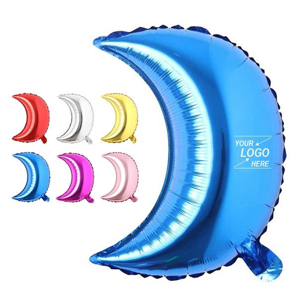36 Inches Aluminum Foil Moon Shaped Balloons 2