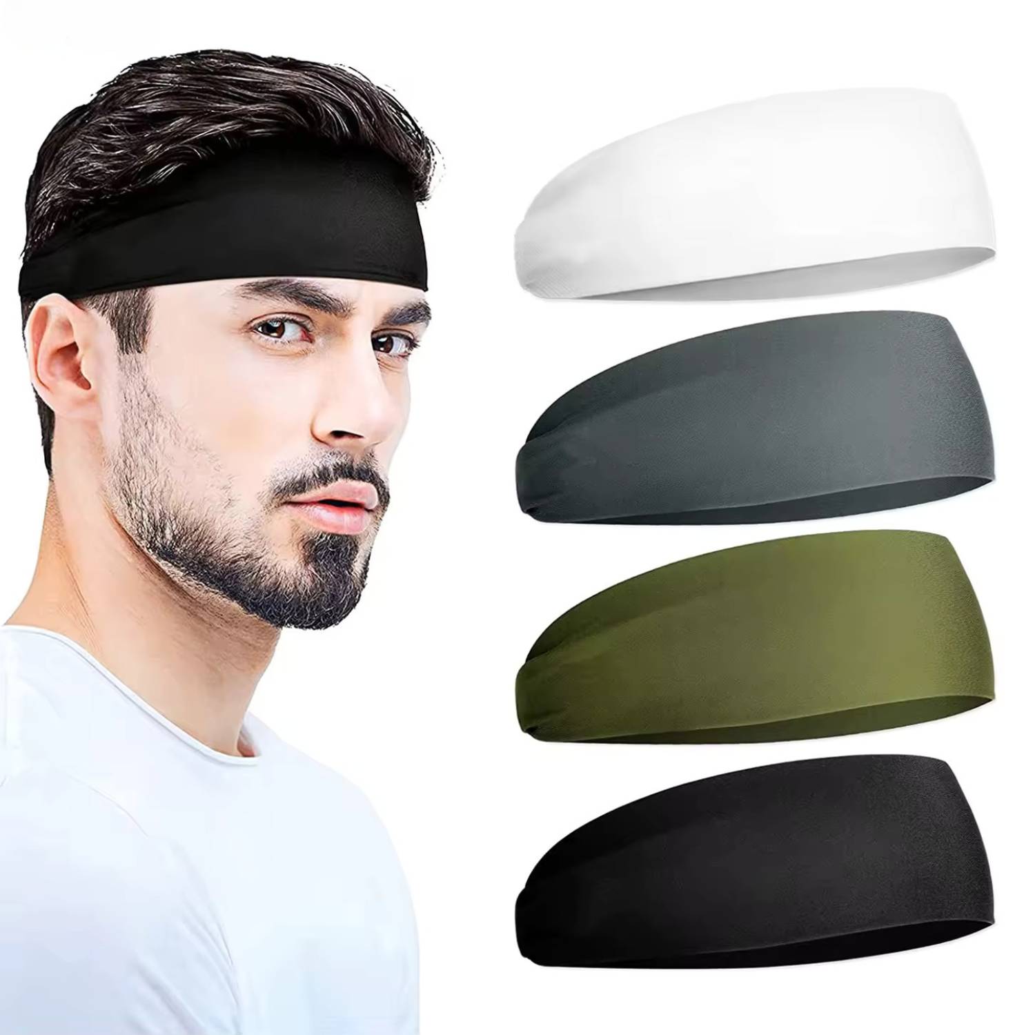 Unisex Moisture-Wicking Fitness Headband 2