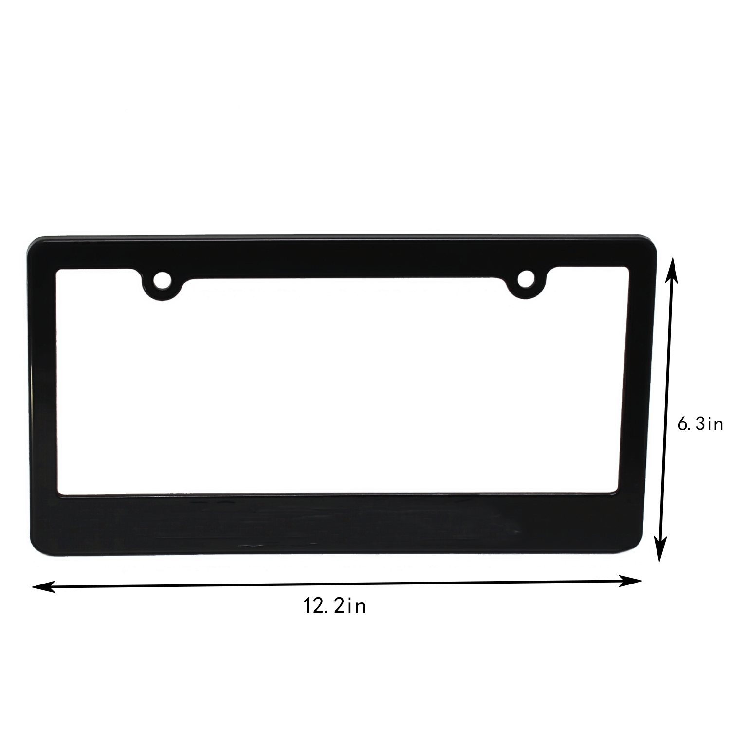 Durable ABS Plastic 3D Universal License Plate Frame Holder 4