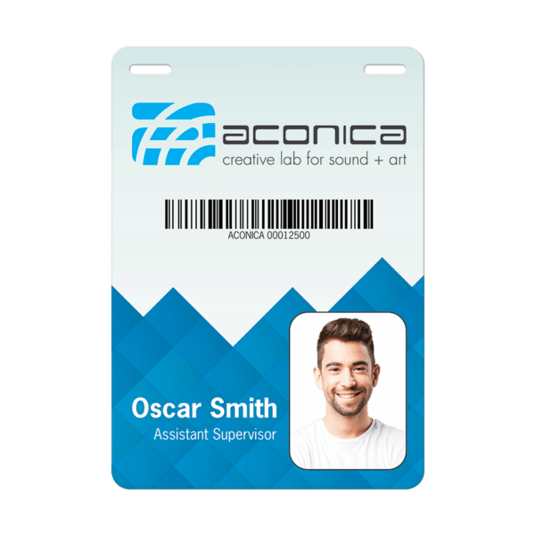 4.25 X 6 Plastic Identification Badge 3