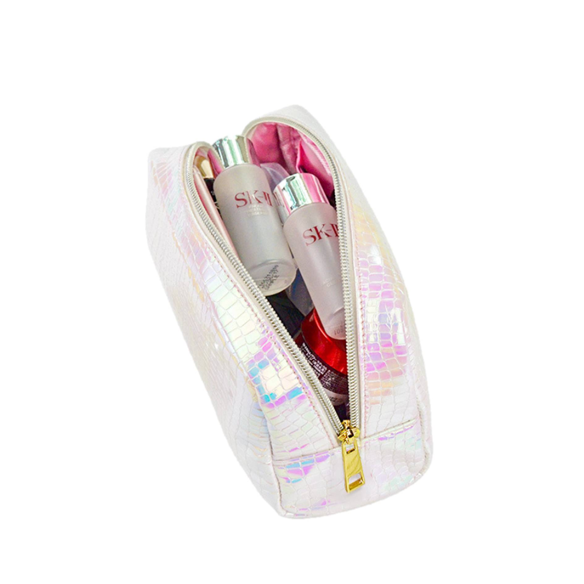Snakeskin Pattern Laser Makeup Bag 5