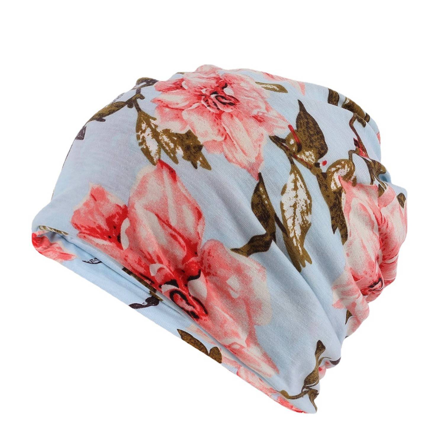 Women's Soft Stylish Acrylic Caps w/ Floral Print 11