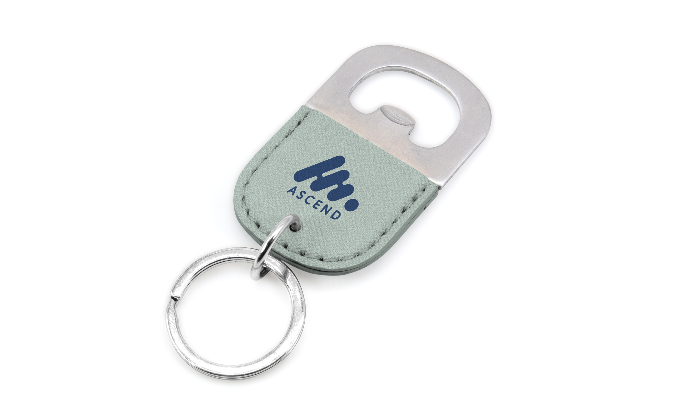 Vegan Leather Bottle Opener Key Chain