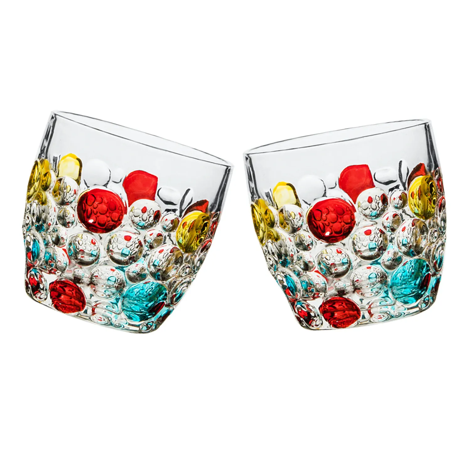 Colorful Bubbly Drinking Glasses 5