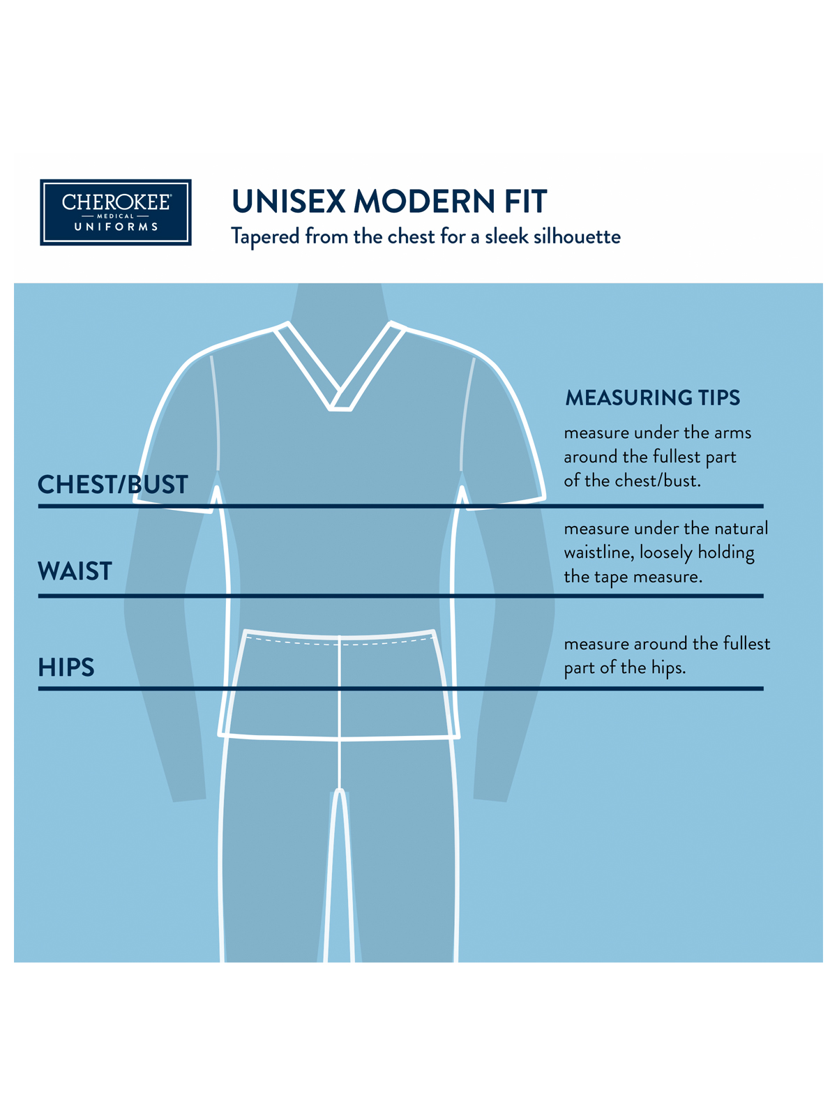 Cherokee - Tooniforms - Unisex 2-Pocket V-Neck Print Top 4
