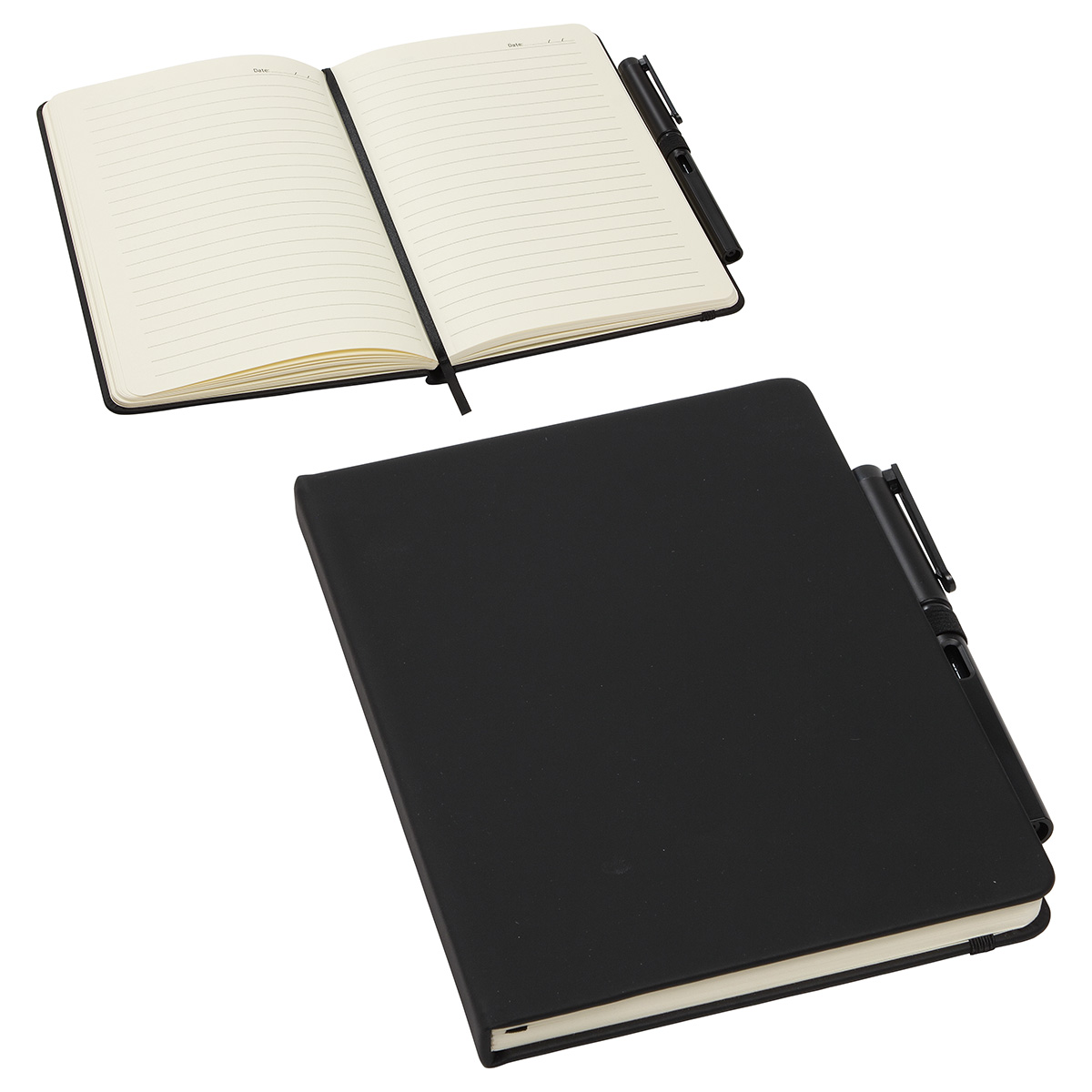 Quorum Soft Touch Journal with Matching Color Gel Pen 20
