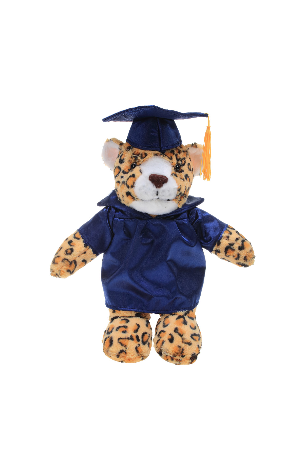 Soft Plush Leopard in Graduation Cap & Gown Stuffed Animal 3