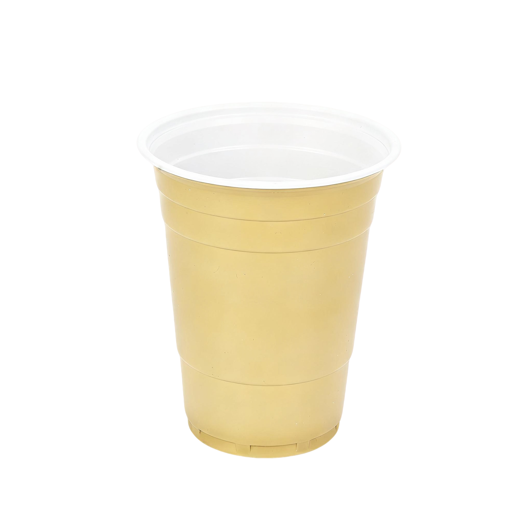 Sixteen Ounce Reusable Party Cup With Rolled Edge 16