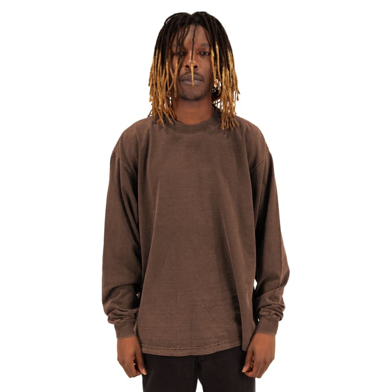 Shaka Wear Men's Garment Dyed Long Sleeve T-Shirt 38