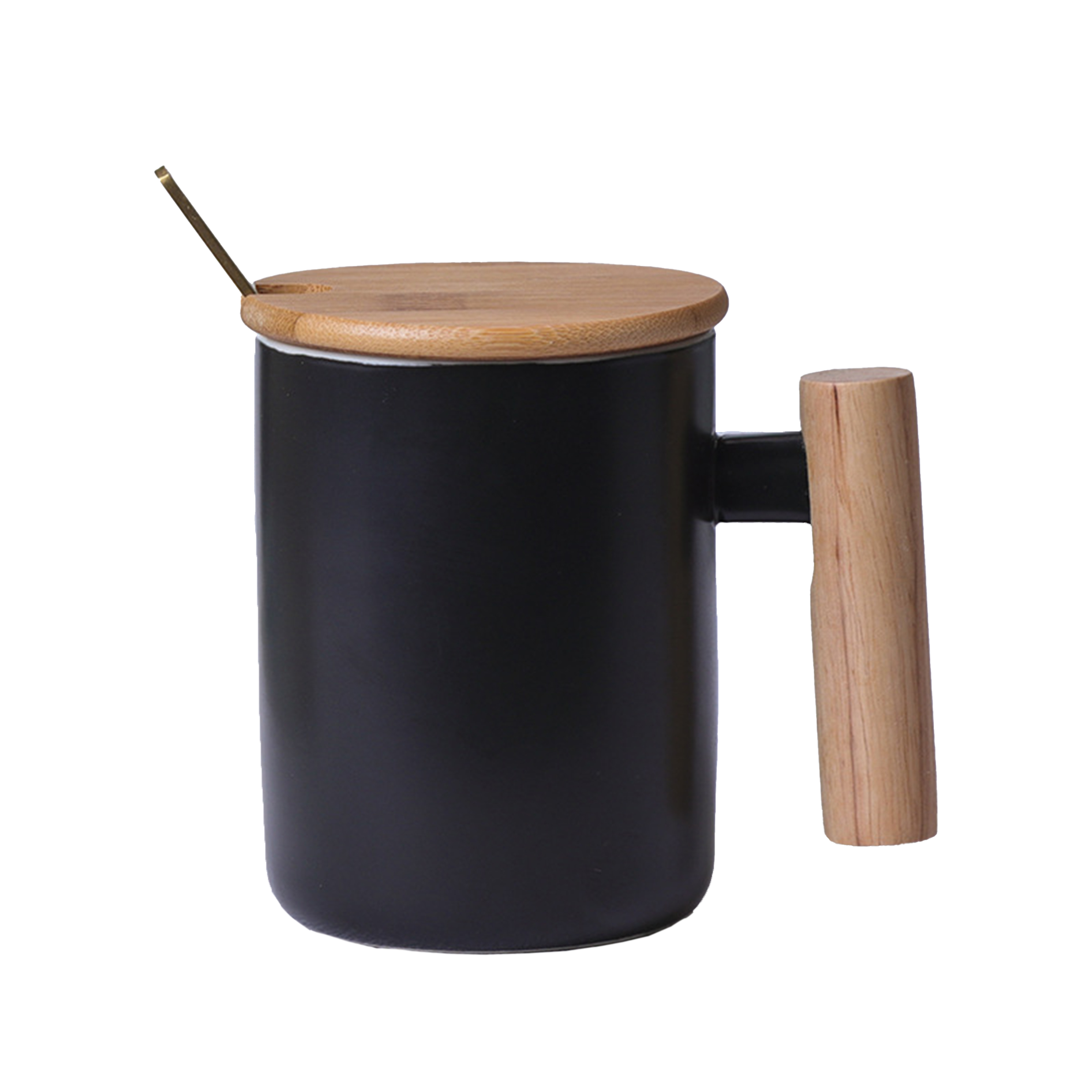 Ceramic Handle With Lid Mug 4