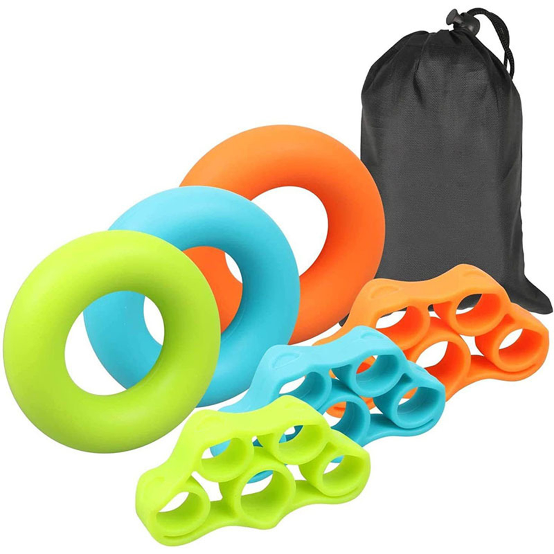 Hand Grip Strengthener&Finger Exerciser Set 2