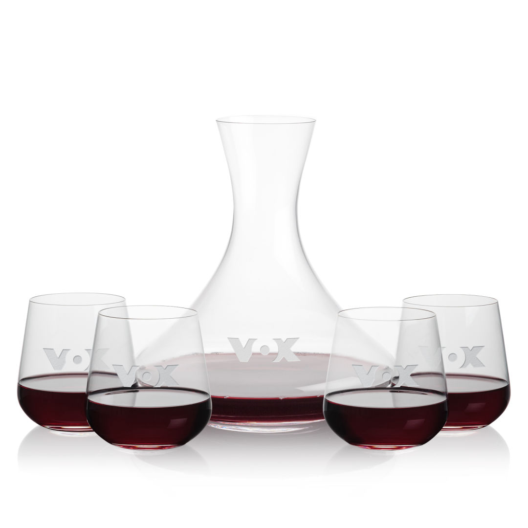 Senderwood Carafe & Howden Stemless Wine 7