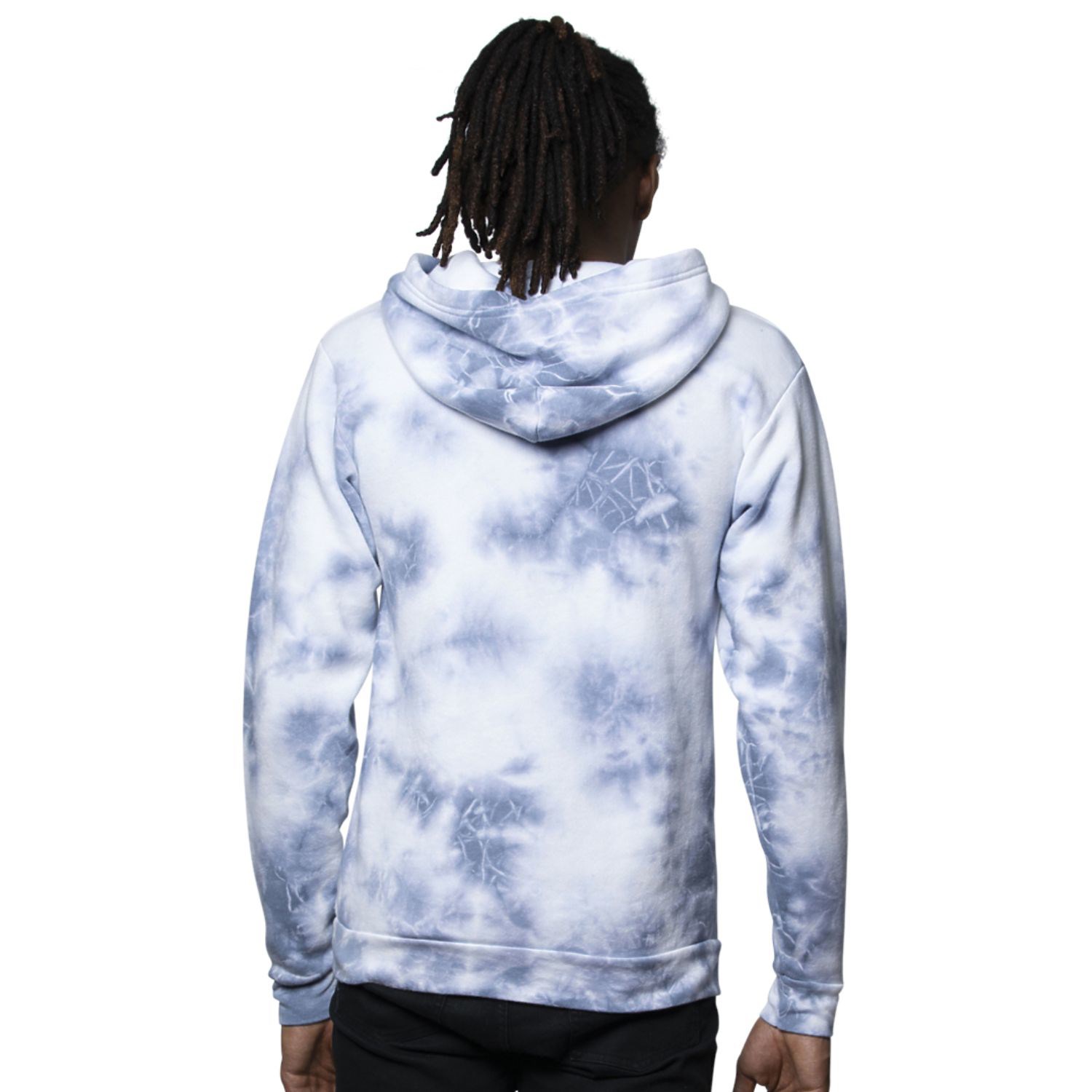 USA Made Unisex Cloud Tie Dye Pullover Hoodie 2