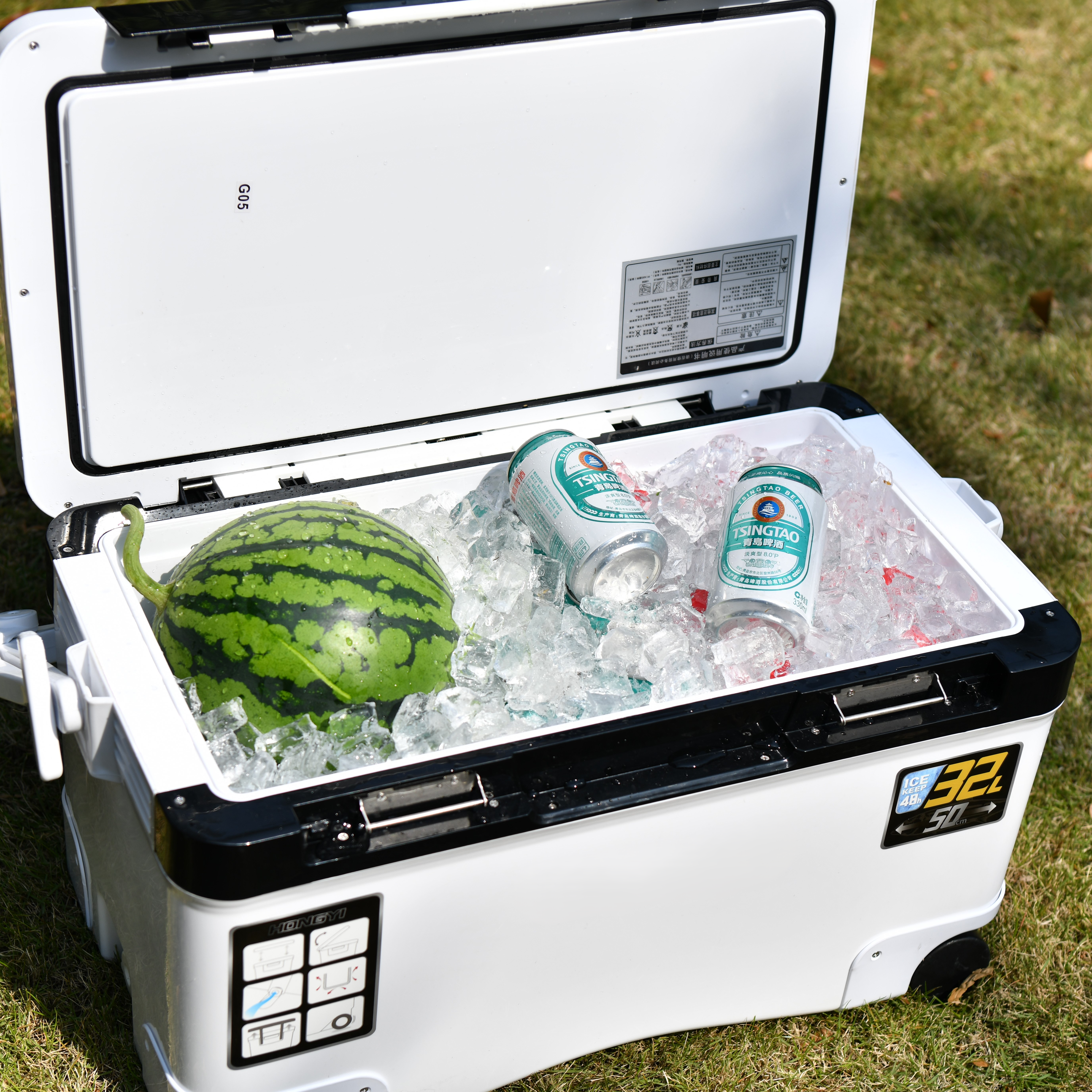 34-Quart Wheeled Vehicle-mounted Cooler 5